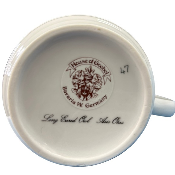 House of Goebel Long‎ Eared Owl Mug Bavaria Germany - Picture 6 of 7